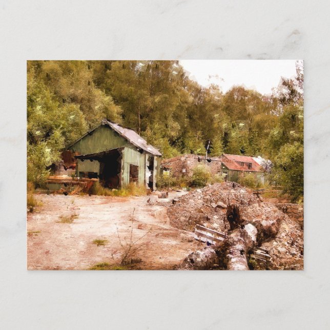 CARTÃO POSTAL A MINA DOURADA ANTIGA (Frente)