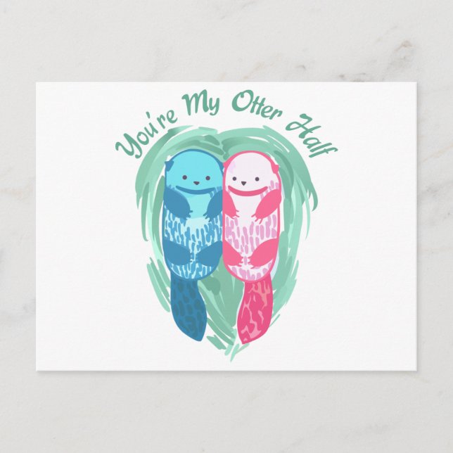 Cartão Postal A Minha Metade Exterior (Frente)