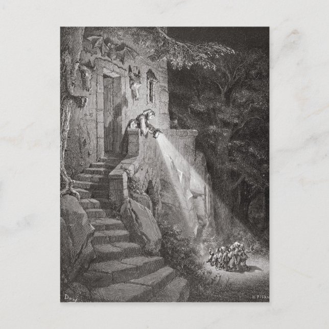 Cartão Postal A moradia do Ogre (Frente)