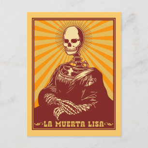 Cartão Postal A Morta Lisa