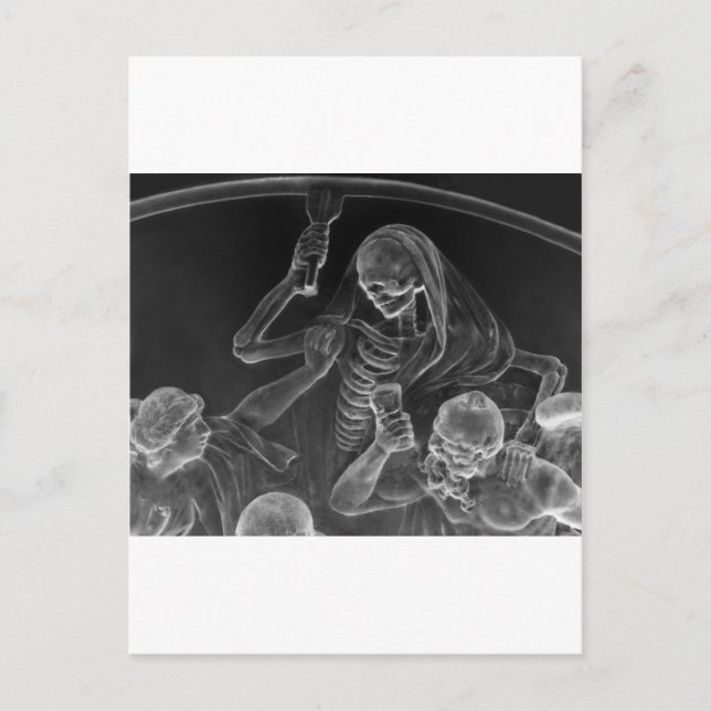 Cartão Postal A morte vem um chamamento. (Frente)