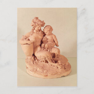 Cartão Postal A mulher foi criada com o filho