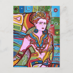 Cartão Postal A Mulher Mexicana