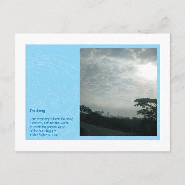 Cartão Postal A Música (Frente)