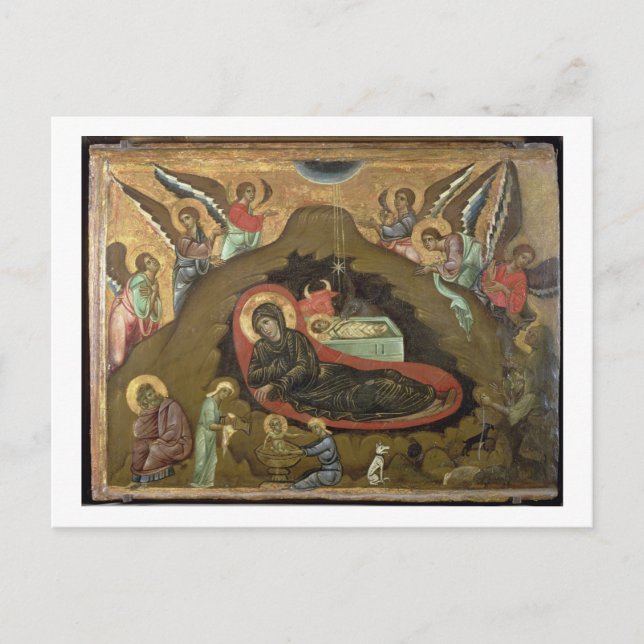 Cartão Postal A Natividade (petróleo no painel) (Frente)