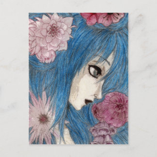 Cartão Postal A Ninfa Azul