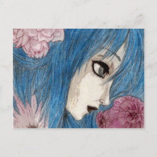 Cartão Postal A Ninfa Azul
