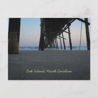 Cartão Postal A nível do mar - Oak Island, NC