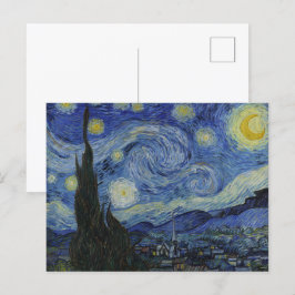 Cartão Postal A Noite Estrelada de Van Gogh: O Turbilhão de Sonh