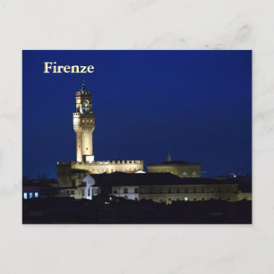 Cartão postal à noite Firenze