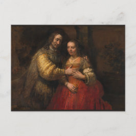 Cartão Postal A noiva judaica de Rembrandt van Rijn