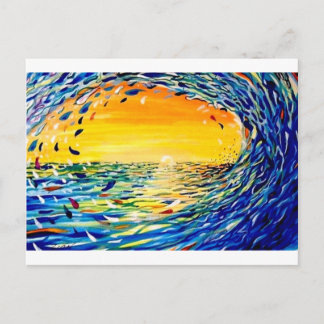 Cartão Postal A onda