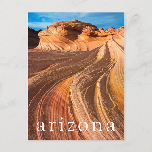 Cartão Postal A Onda no Arizona (Frente)