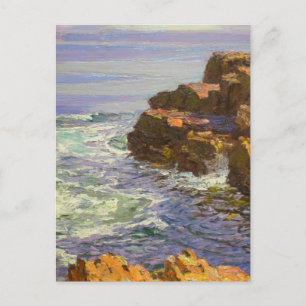 Cartão Postal A onda quebrada de Edward Henry Potthast