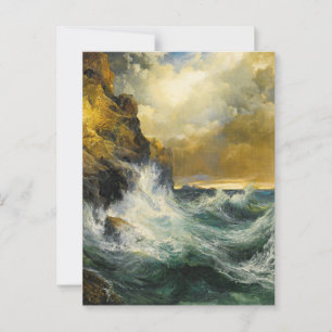 Cartão Postal A Onda Recuando de Moran, 1909