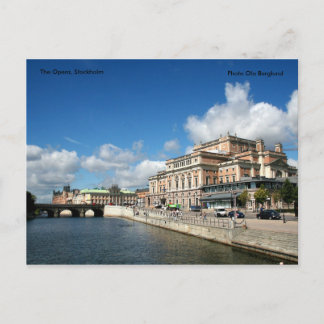 Cartão Postal A Ópera, Estocolmo, Foto Ola B...