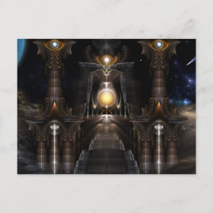 Cartão Postal A Órbita Da Arte Fractal Acrellis