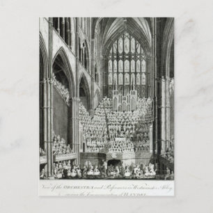 Cartão Postal A Orquestra e Intérpretes em Westminster