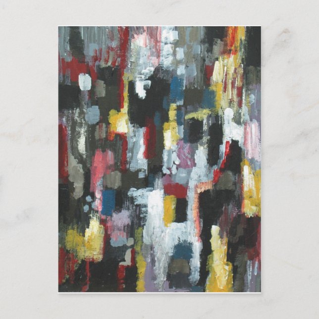 Cartão Postal A Outra Noite (expressionismo abstrato) (Frente)