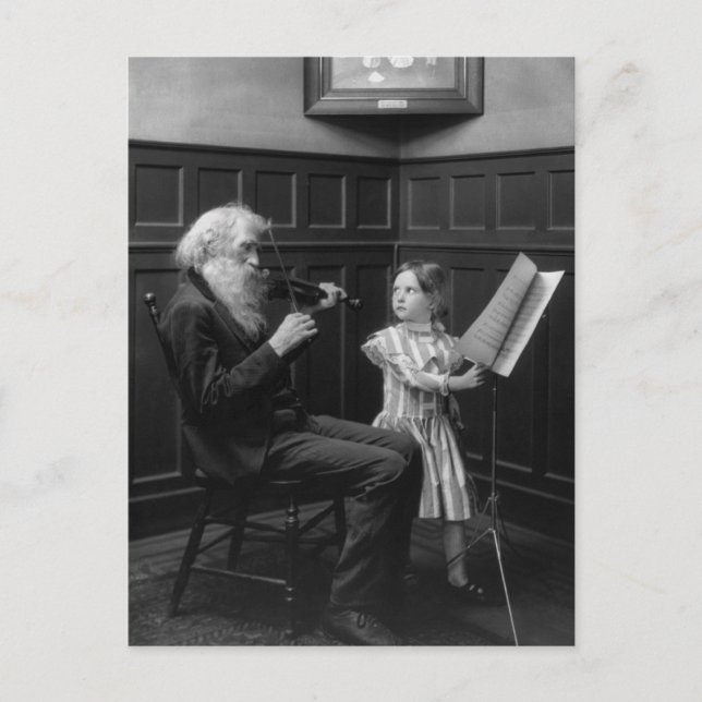 Cartão Postal A Page Turner, início dos anos 1900 (Frente)