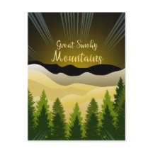 A paisagem das montanhas do enfumaçado do excelent