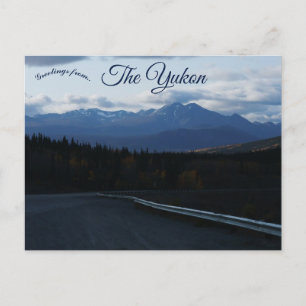 Cartão Postal A Paisagem do Yukon
