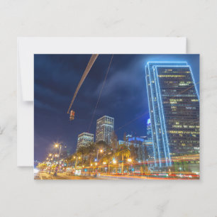 Cartão Postal A paisagem urbana de São Francisco à noite