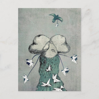 Cartão Postal A paixão de Origami