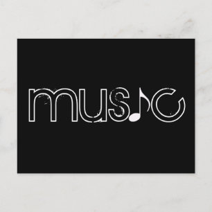 Cartão Postal a palavra música