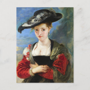 Cartão Postal A Palha Obra-prima de Peter Paul Rubens