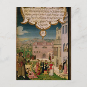 Cartão Postal A Parábola das Virgens Sábias e Idiotas