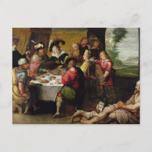 Cartão Postal A Parábola do Homem Rico e do Lázaro