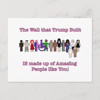 Cartão Postal A Parede que Trump Construiu