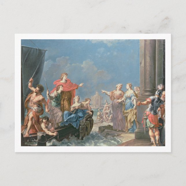 Cartão Postal A partida de Aeneas (Frente)