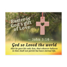 A páscoa é o dom do amor de Deus, a escritura John