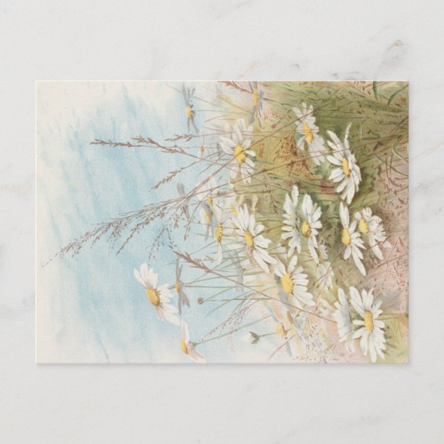 Cartão Postal "A Páscoa Traz a Primavera Florescente"  (Frente)