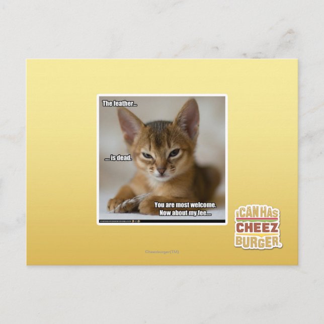 Cartão Postal A pena é morto. (Frente)