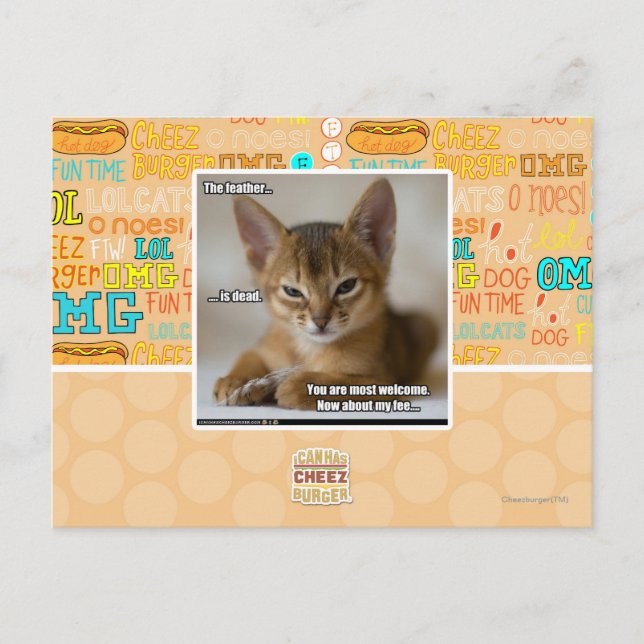 Cartão Postal A pena é morto. (Frente)