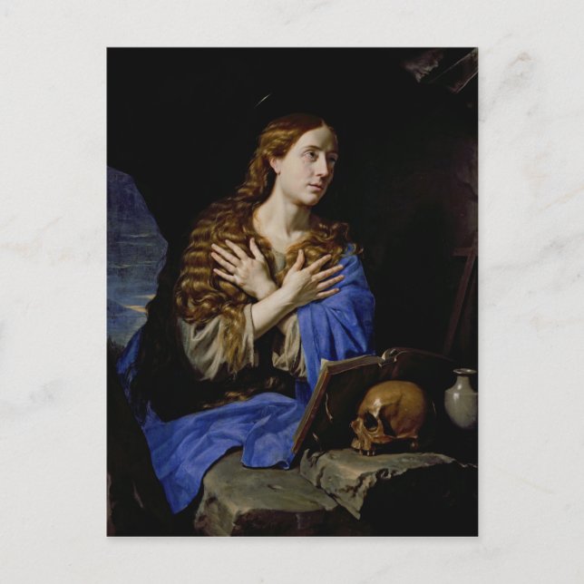 Cartão Postal A Penitente Magdalene, 1657 (Frente)