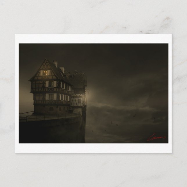 Cartão Postal A pequena França post Card Darken (Frente)