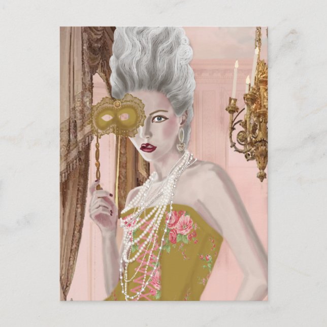 Cartão Postal A pergunta c'est voulez-vous postal (Frente)