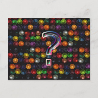 Cartão Postal A pergunta? é