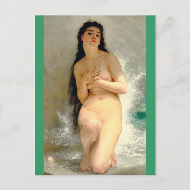 Cartão Postal A pérola de Bouguereau (Frente)