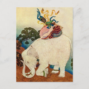 Cartão Postal “A Pérola do Elefante” por Edmund Dulac