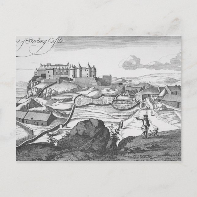 Cartão Postal A Perspectiva do Castelo Sterling (Frente)