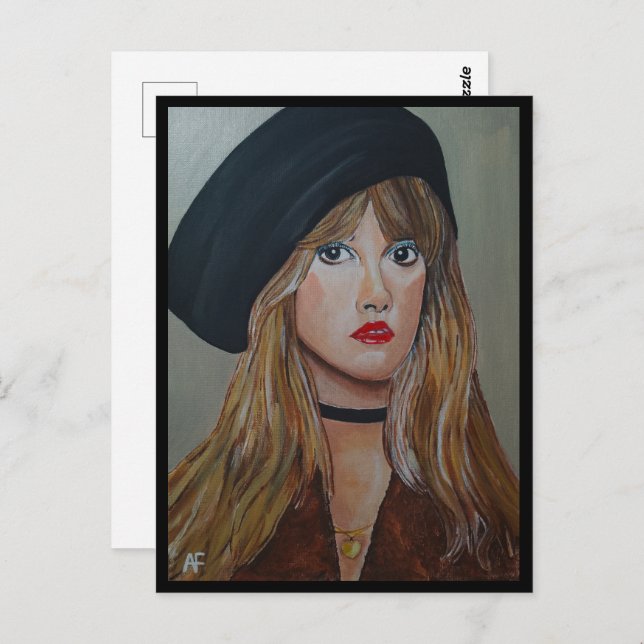 Cartão Postal A Pintura da Bruxa Branca por Alfred Fox Coletável (Frente/Verso)