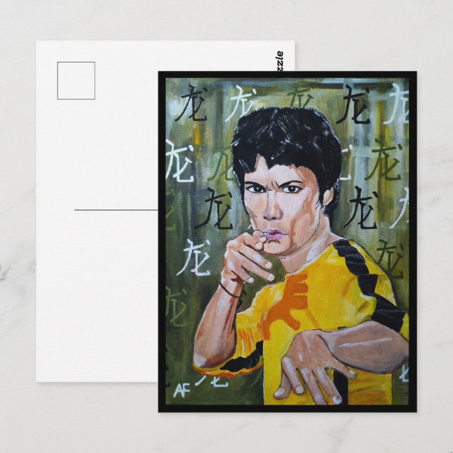 Cartão Postal A Pintura do Dragão por Alfred Fox Coletável (Frente/Verso)