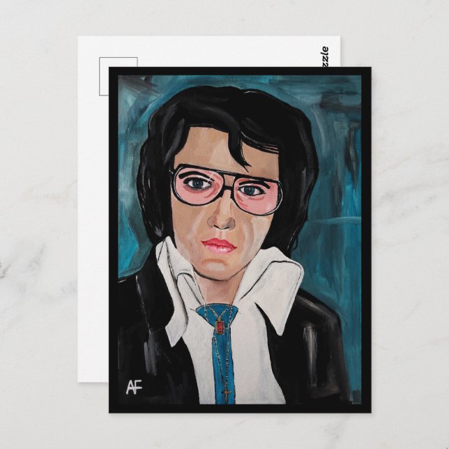 Cartão Postal A pintura do rei por Alfred Fox Collectable (Frente/Verso)