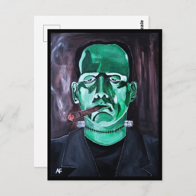 Cartão Postal A pintura monstruosa de Alfred Fox Coletável (Frente/Verso)