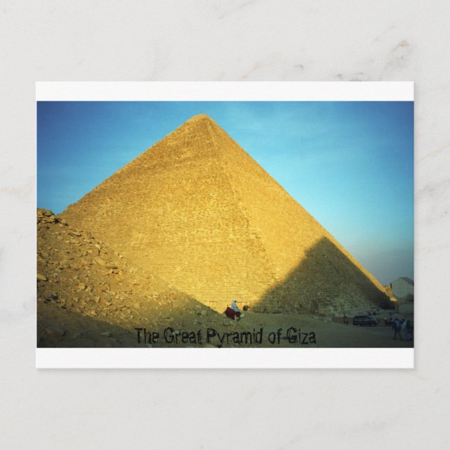 Cartão Postal A Pirâmide do Excelente de Giza (Frente)
